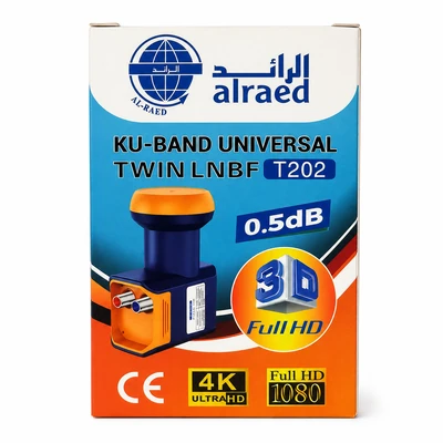 Alraed T202 Universal Twin LNBF 0.5 dB