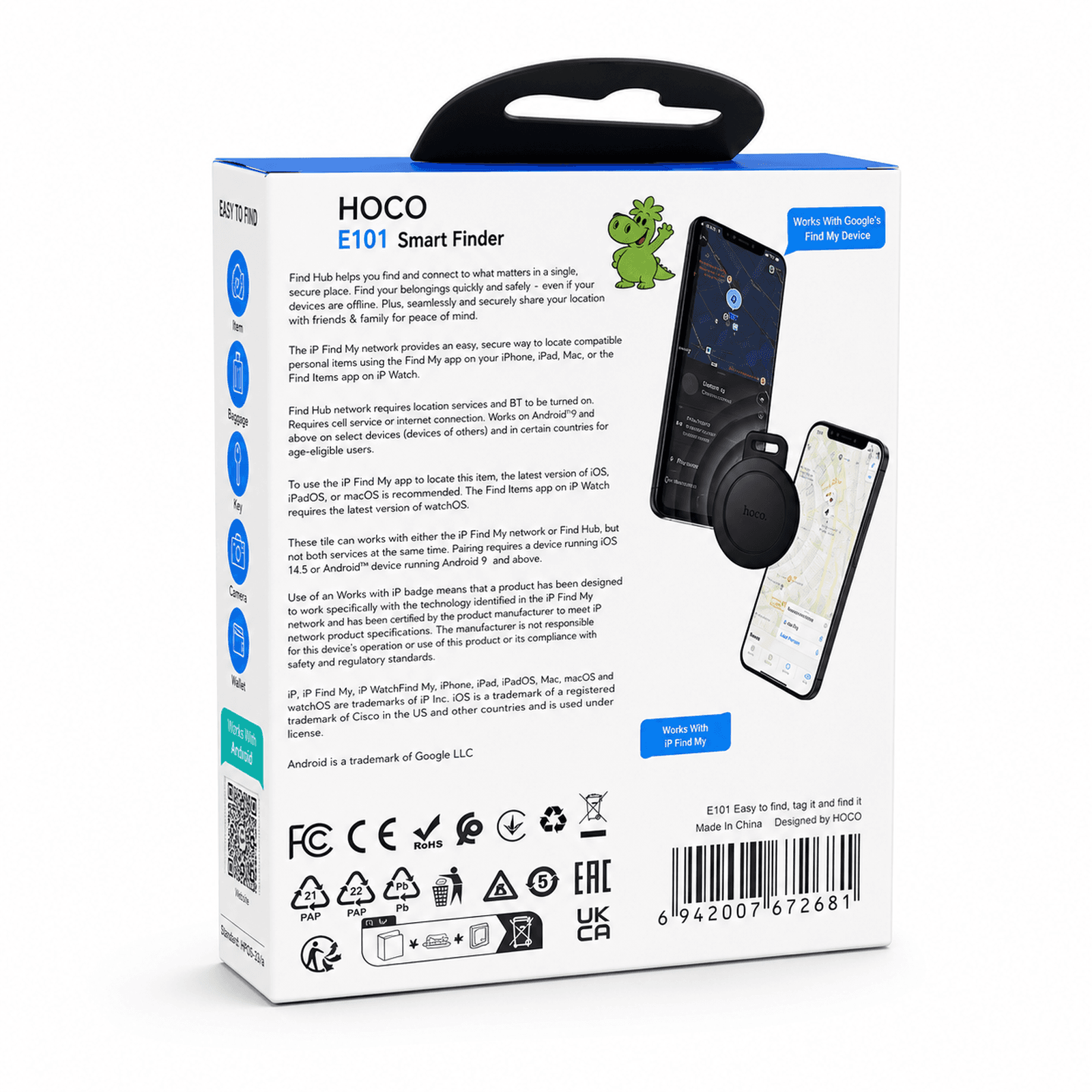 HOCO E101 Smart Finder thumbnail 2
