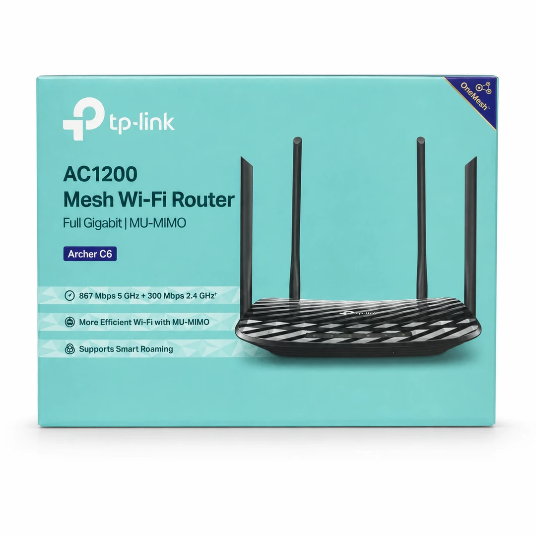 راوتر TP-Link Archer C6 AC1200 Mesh Wi-Fi